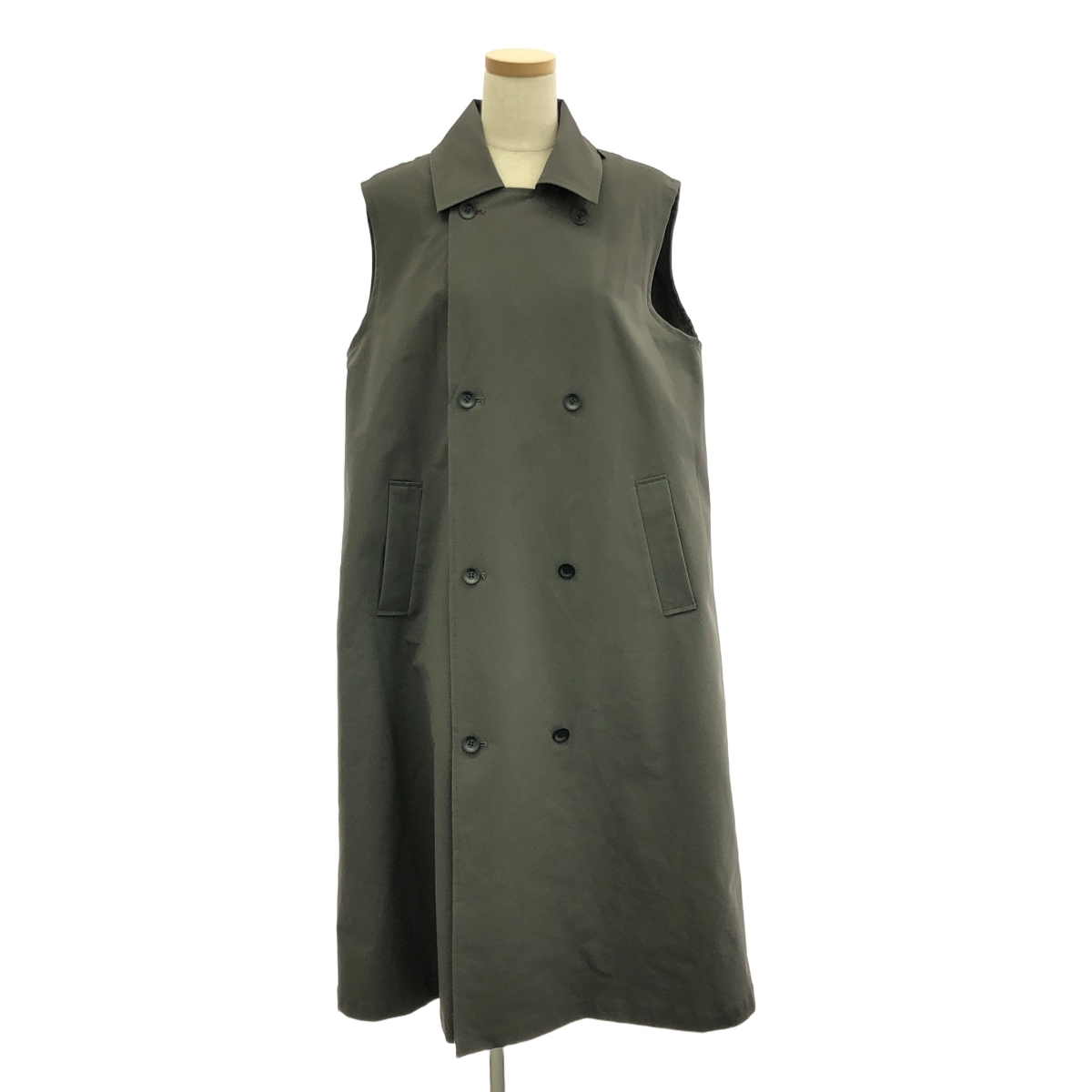 SIWALY / シワリー 2way Trench Coat ノースリーブ ロングベスト トレンチコート