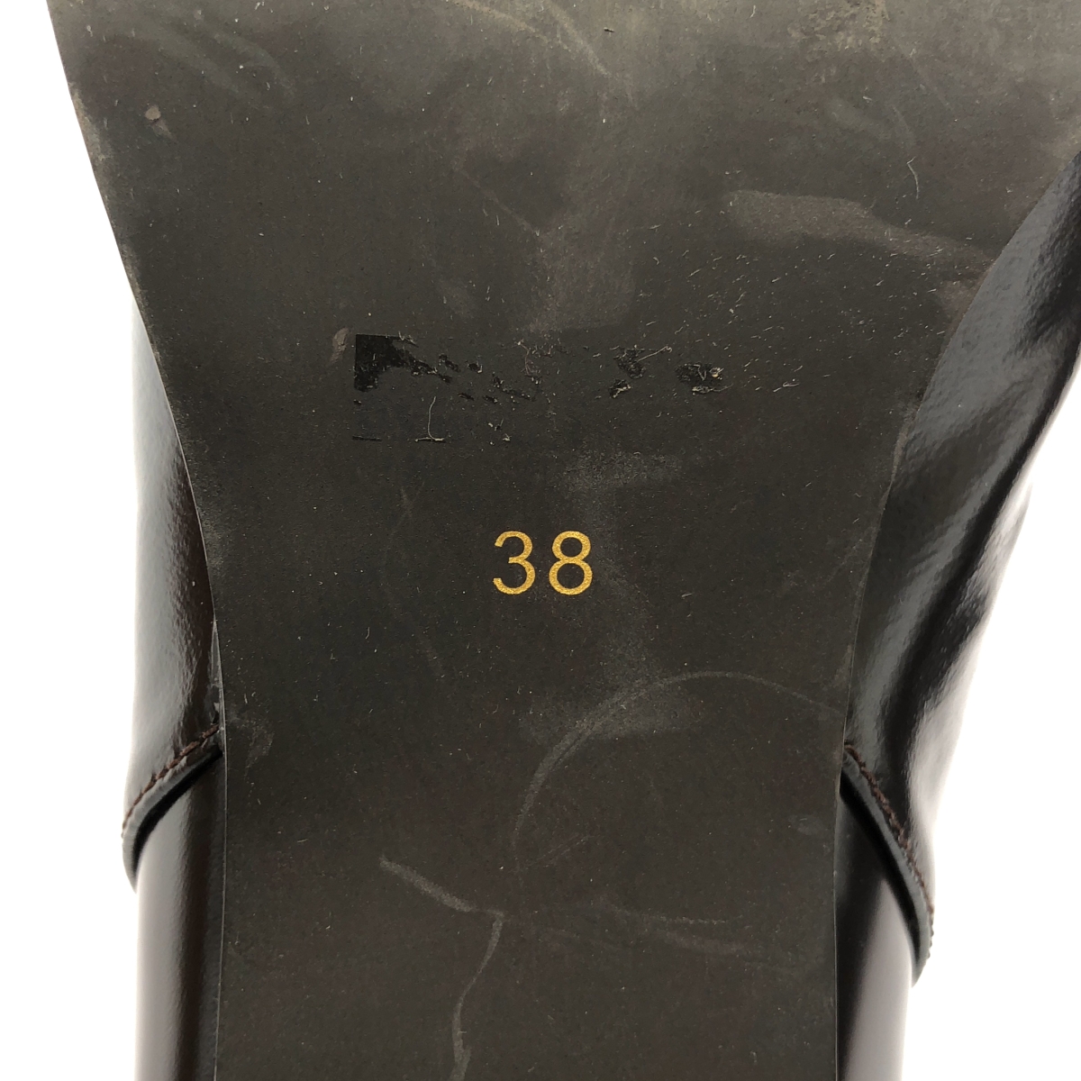 ENFOLD / エンフォルド チャンキーヒール ウッドミュール サンダル