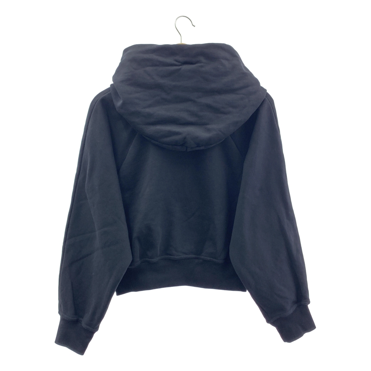 PATOU / パトゥ エンブロイダリー ロゴ メダリオン クロップド スウェット フーディ