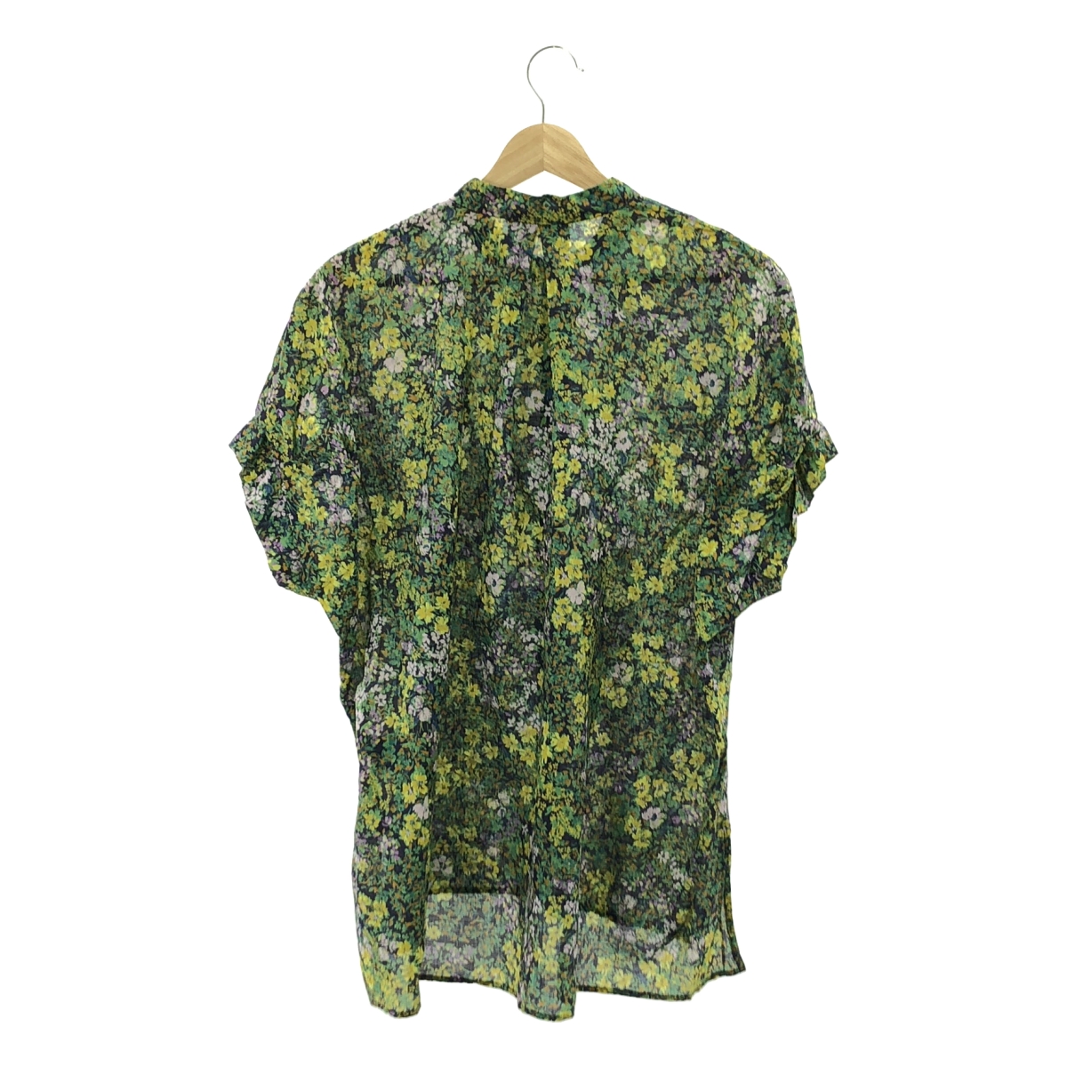 JOURNAL STANDARD L'ESSAGE / ジャーナル​スタンダードレサージュ 総柄 タックスリーブシャツ ブラウス