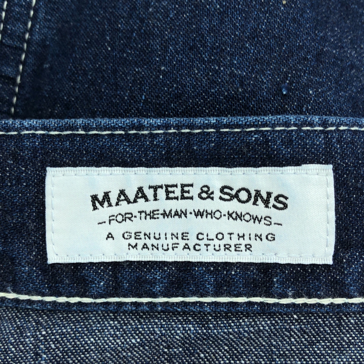 MAATEE&SONS / マーティー&サンズ NEPP MILITARY DENIM ネップ ミリタリー デニムパンツ