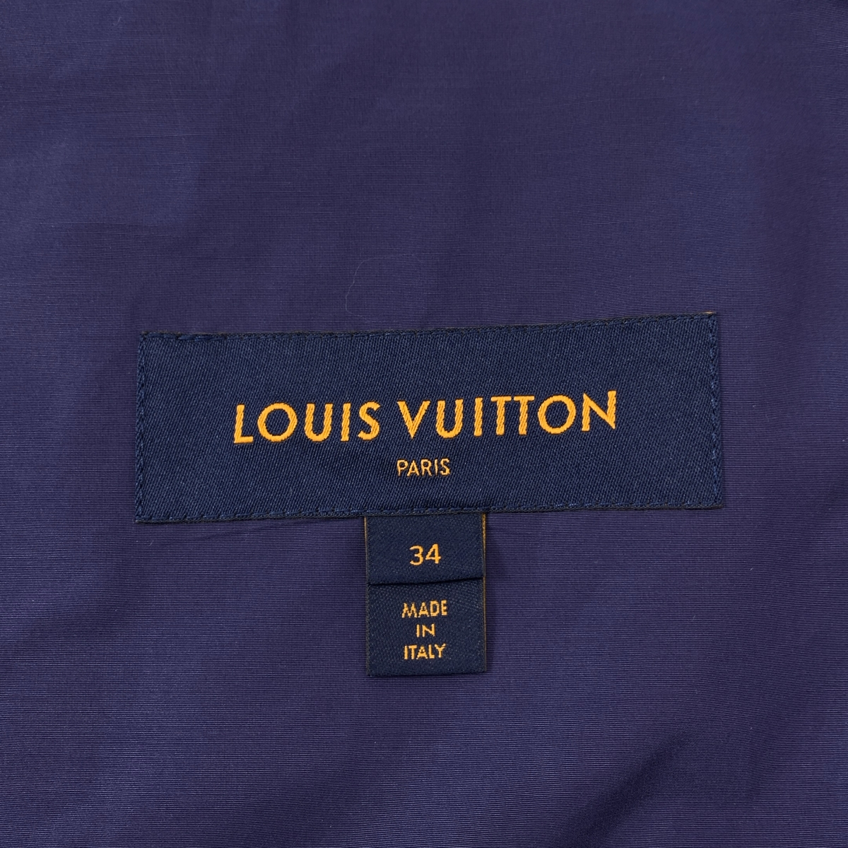 Louis Vuitton / ルイヴィトン コットン ナイロン サイドジップ モノグラム切替 ウインドブレーカー コート
