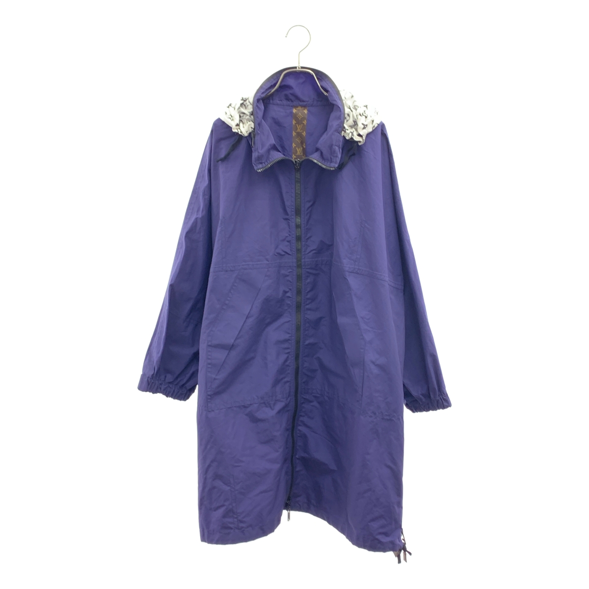 Louis Vuitton / ルイヴィトン コットン ナイロン サイドジップ モノグラム切替 ウインドブレーカー コート