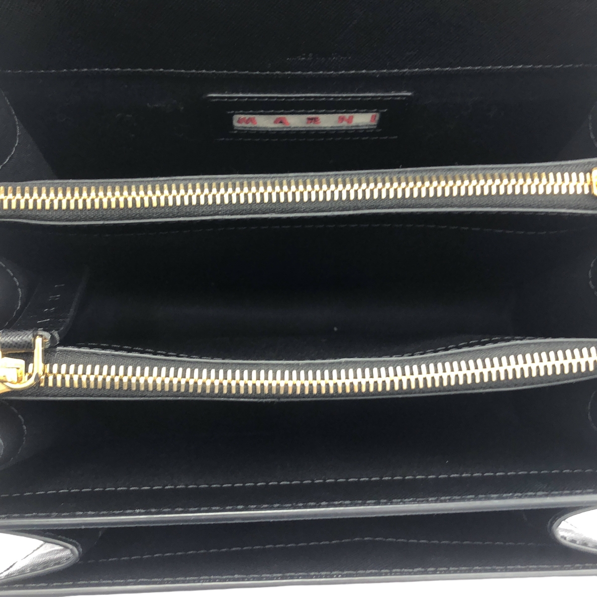 MARNI / マルニ トランク ミディアム サフィアーノレザー ショルダーバッグ