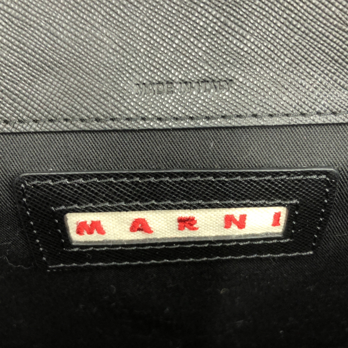 MARNI / マルニ トランク ミディアム サフィアーノレザー ショルダーバッグ