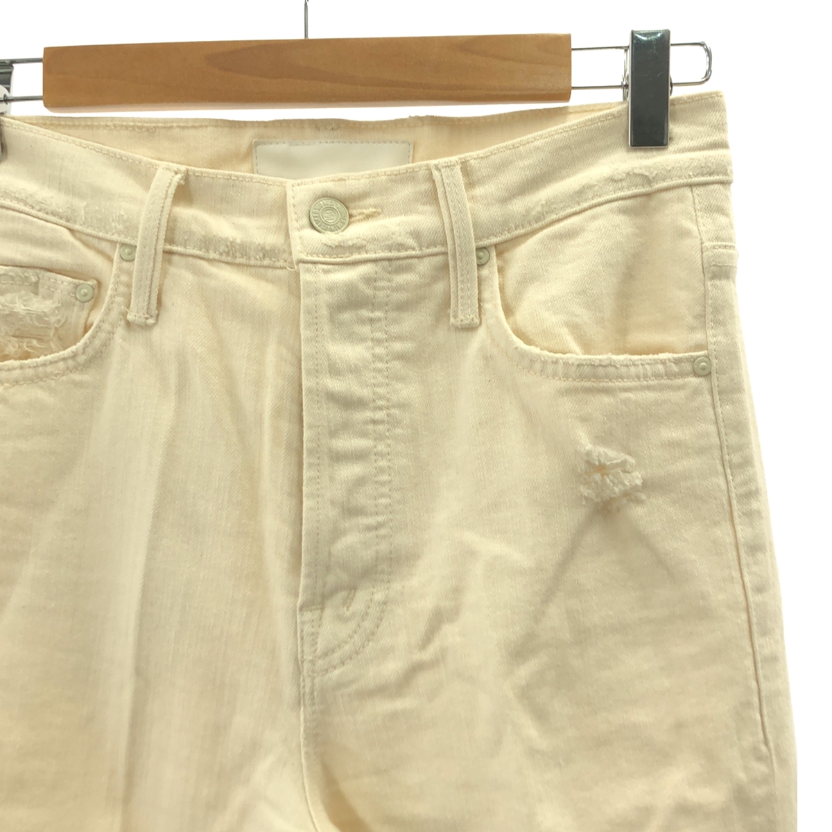 L'Appartement / アパルトモン 【 MOTHER / マザー 】 ダメージ加工 カットオフ ブーツカット フレア ワイド デニムパンツ