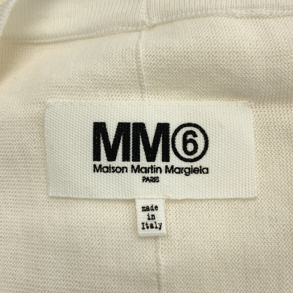 MM6 Maison Martin Margiela / エムエムシックスメゾンマルタンマルジェラ コットン レーヨン メッシュ切替 カーディガン