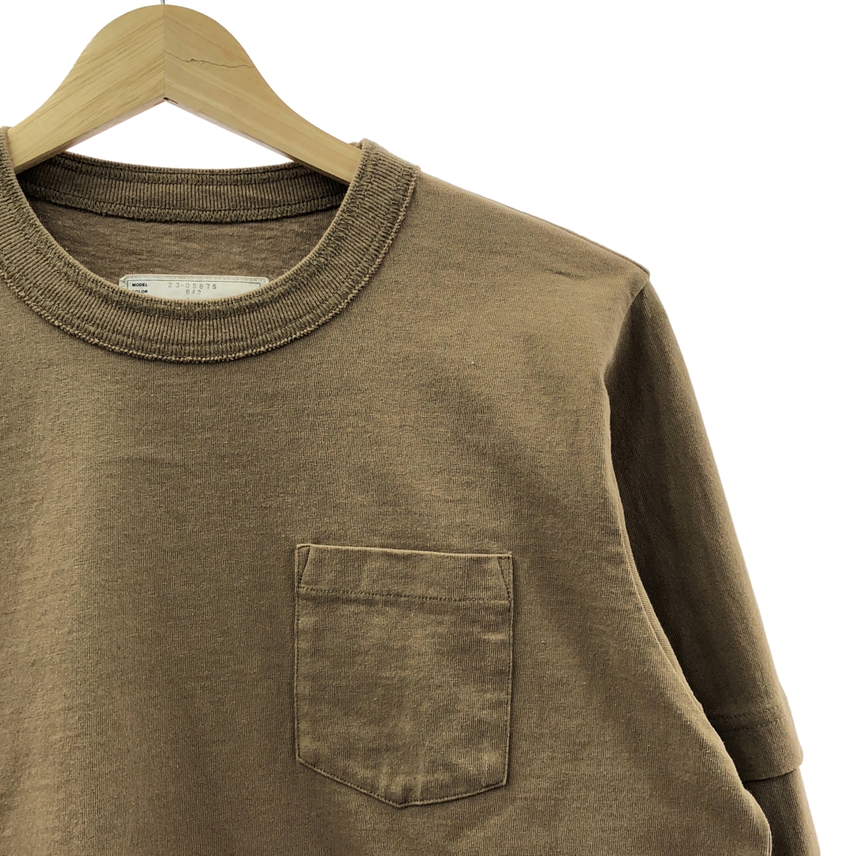 sacai / サカイ Graphic L/S T-Shirt / バックプリント ポケット カットソー