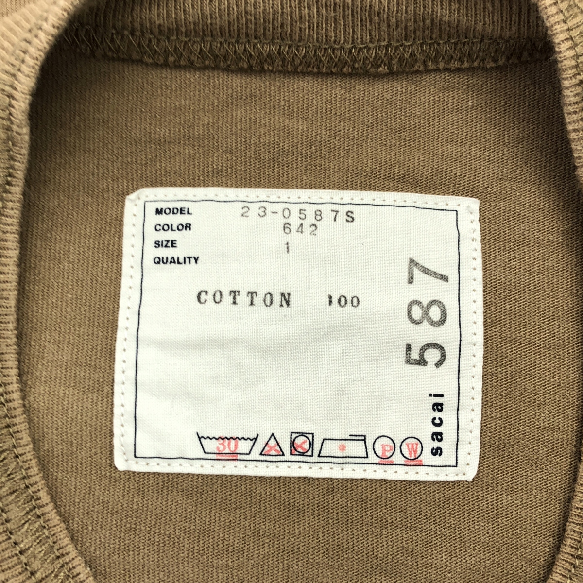 sacai / サカイ Graphic L/S T-Shirt / バックプリント ポケット カットソー