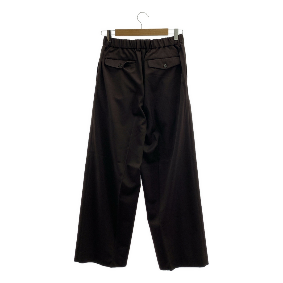 MARKAWARE / マーカウェア SUPER 160's WOOL GABARDINE TRIPLE PLEATED WIDE TROUSERS 3タック パンツ