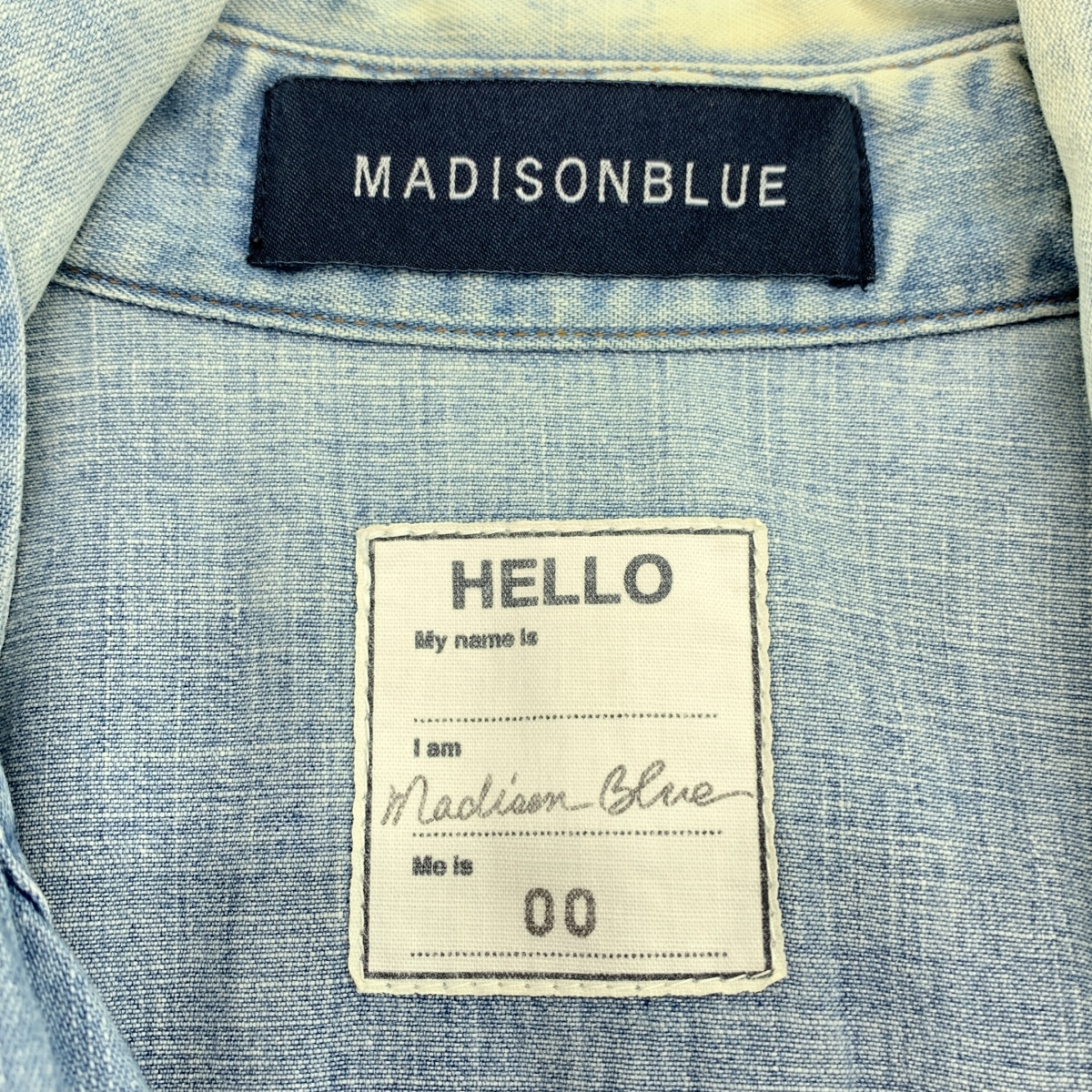 MADISON BLUE / マディソンブルー デニム ウエスタンデニムシャツ