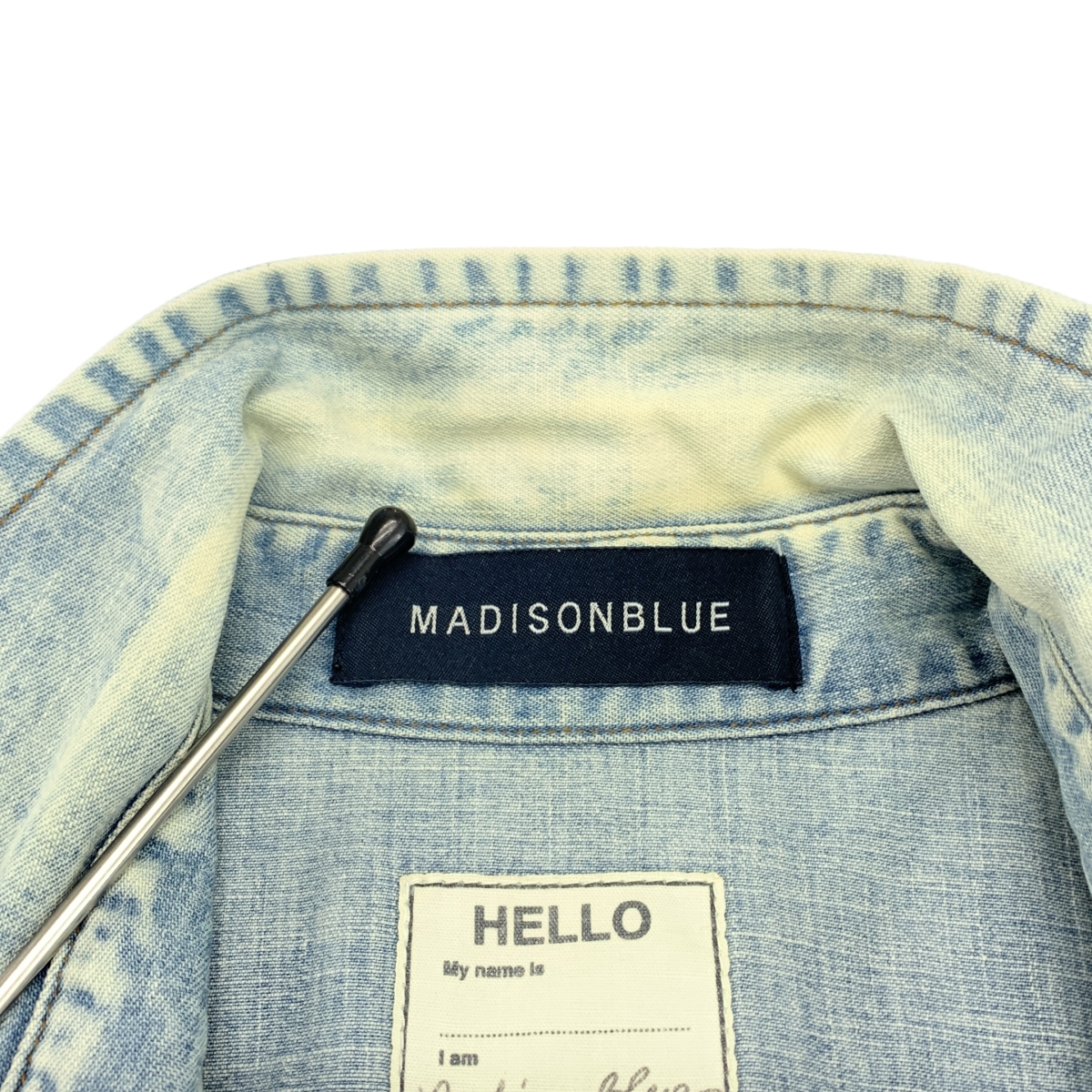 MADISON BLUE / マディソンブルー デニム ウエスタンデニムシャツ