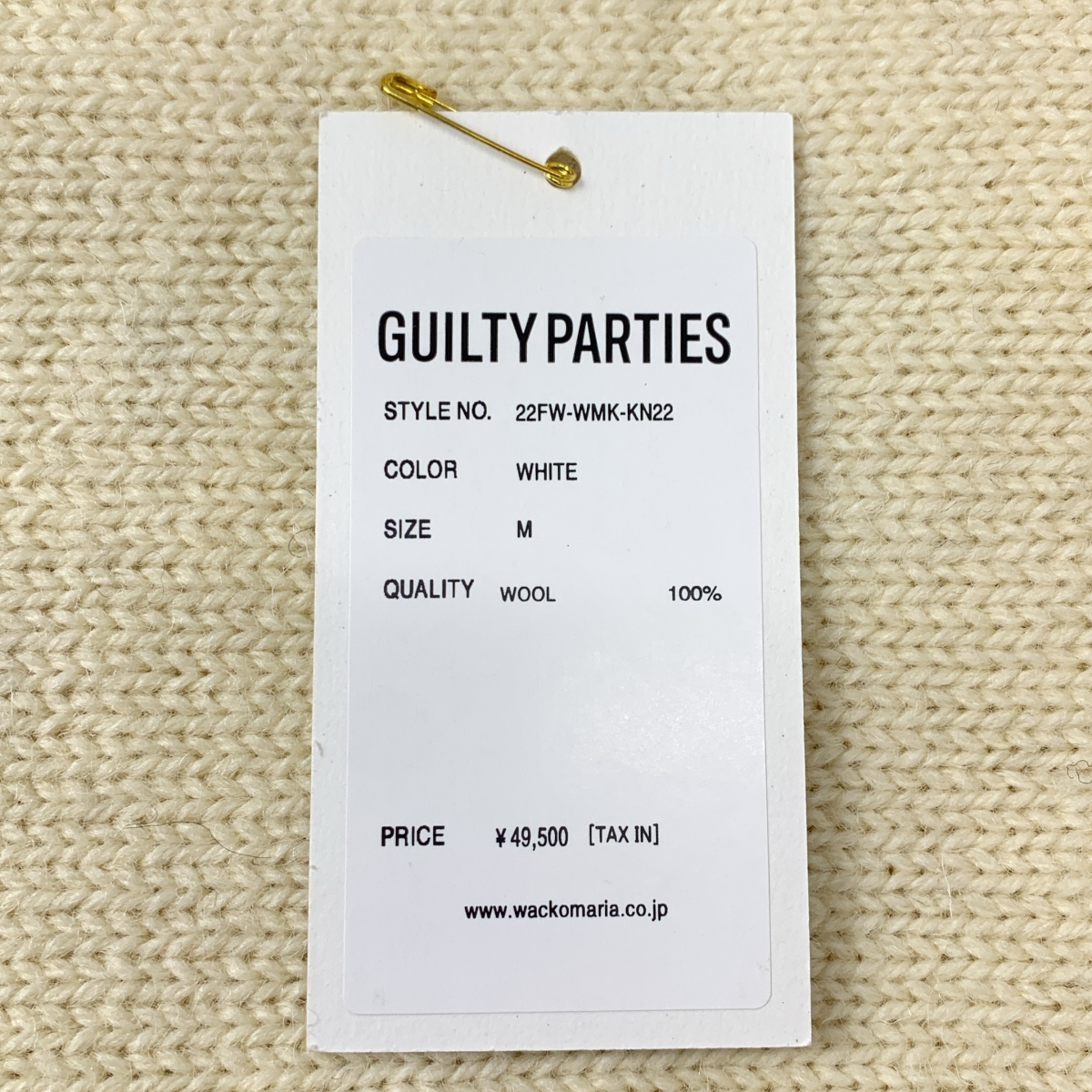 WACKO MARIA / ワコマリア TIM LEHI / INTARSIA CREW NECK SWEATER プルオーバー ニット