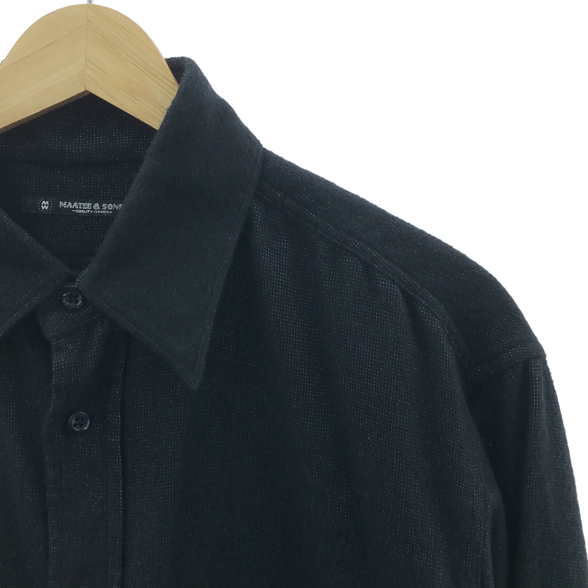 MAATEE&SONS / マーティー&サンズ SILK GACHA POCKE WORK SHIRTS シルク ガチャ ワークシャツ