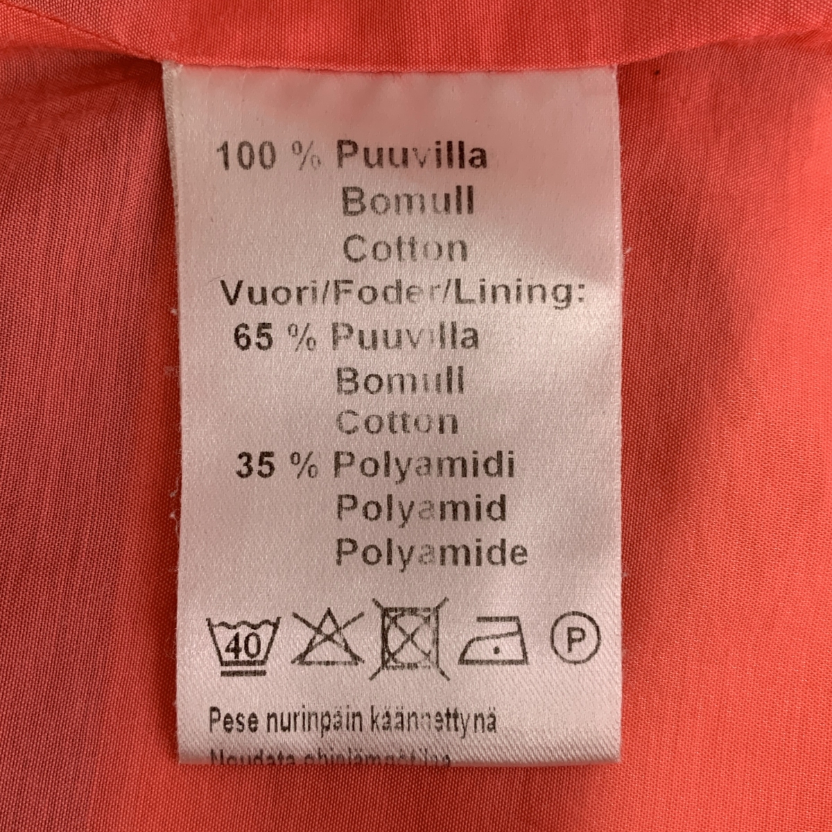 marimekko / マリメッコ バックジップ ポケット付き ワンピース / 裏地付き