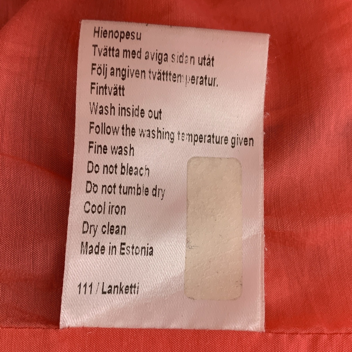 marimekko / マリメッコ バックジップ ポケット付き ワンピース / 裏地付き