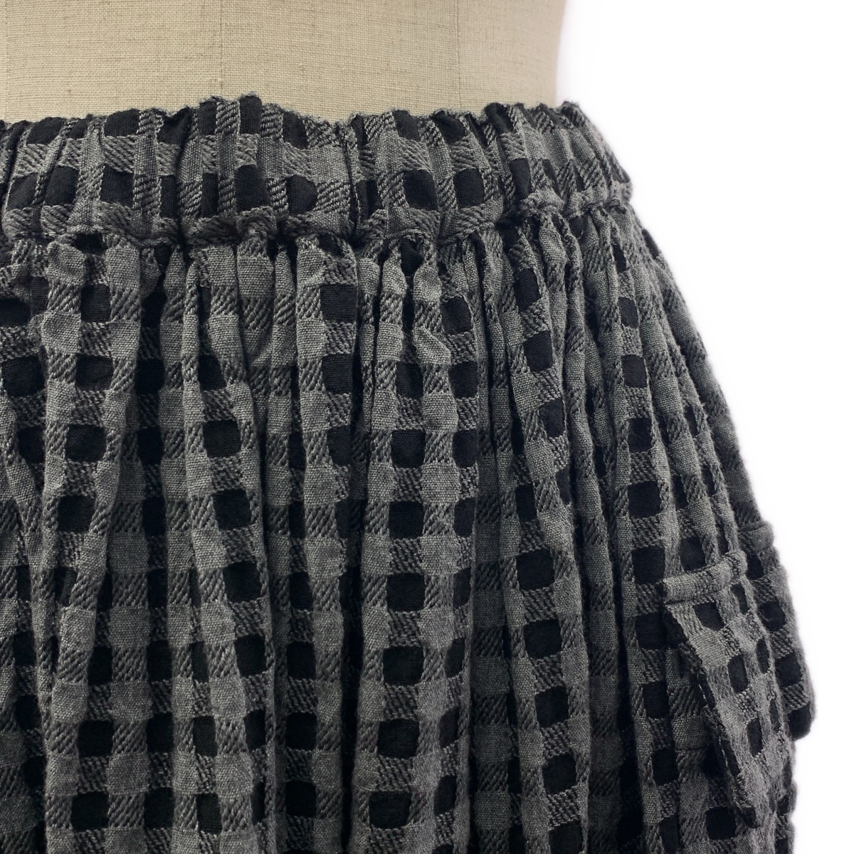 robe de chambre COMME des GARCONS / ローブドシャンブルコムデギャルソン フリル装飾 ドローストリング ロングスカート