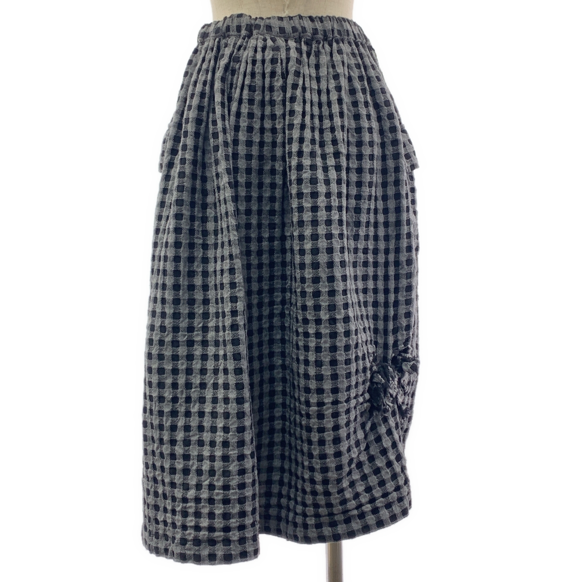 robe de chambre COMME des GARCONS / ローブドシャンブルコムデギャルソン フリル装飾 ドローストリング ロングスカート