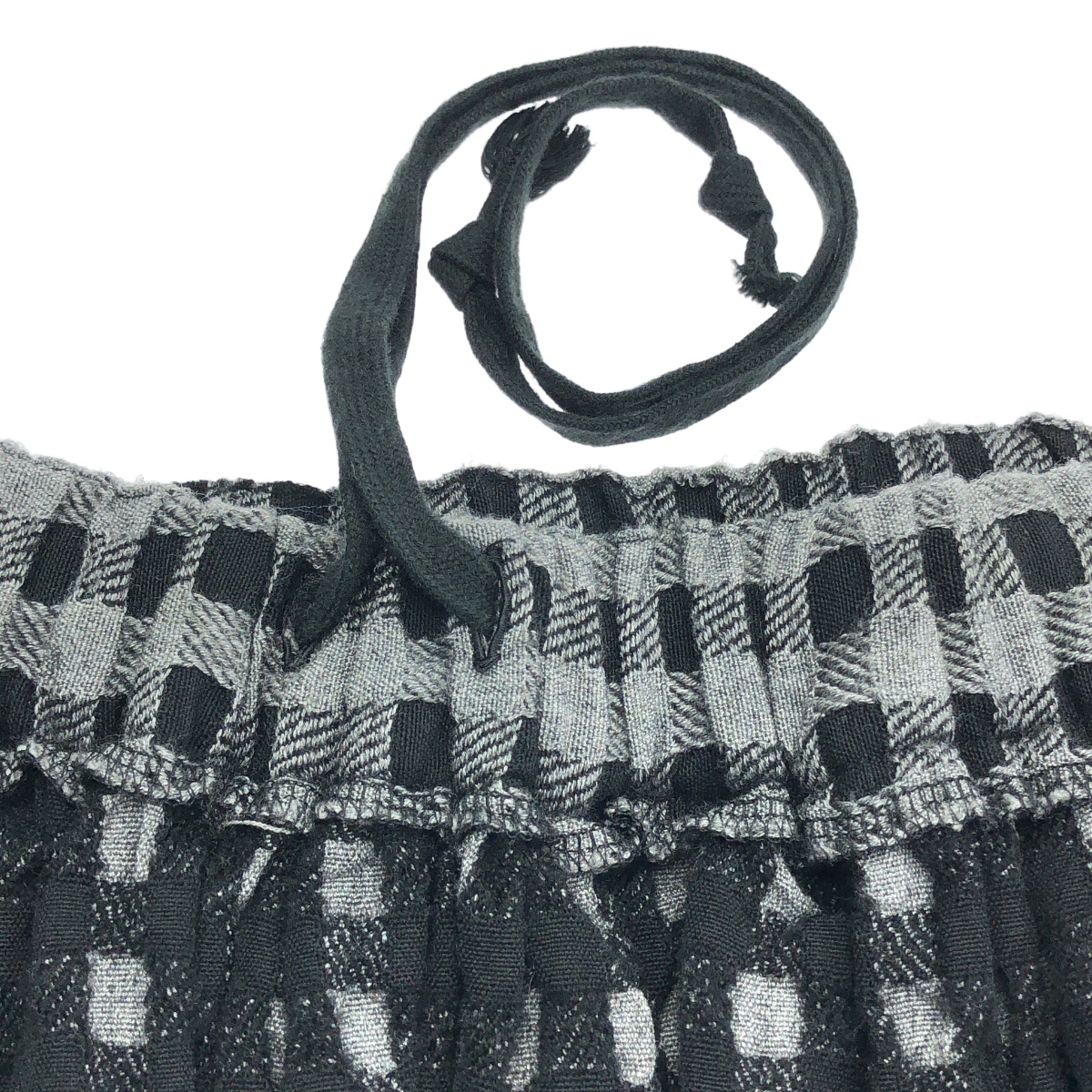 robe de chambre COMME des GARCONS / ローブドシャンブルコムデギャルソン フリル装飾 ドローストリング ロングスカート