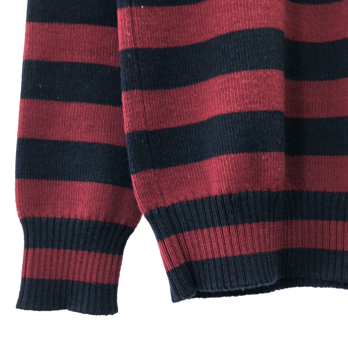 SAINT LAURENT PARIS / サンローランパリ ボーダー クルーネック ウールニット