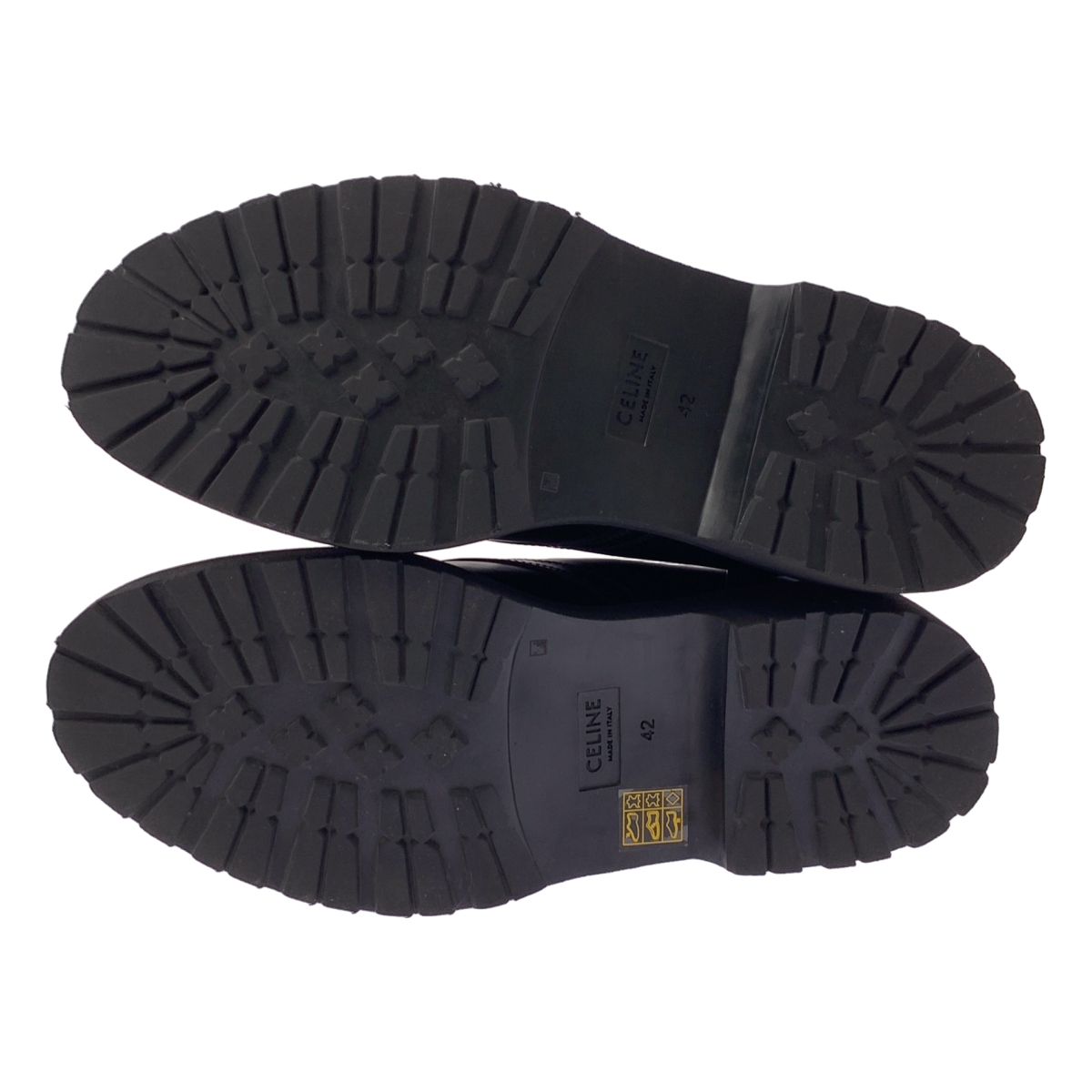 CELINE / セリーヌ トリオンフ パンチング レンジャー レザー ダービー ドレスシューズ 革靴