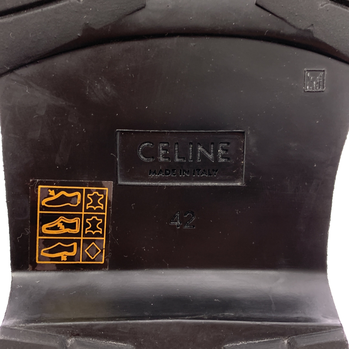 CELINE / セリーヌ トリオンフ パンチング レンジャー レザー ダービー ドレスシューズ 革靴