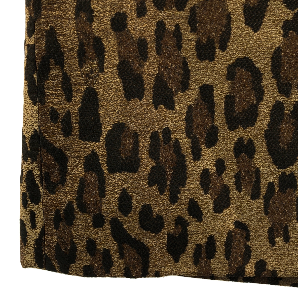 DRIES VAN NOTEN / ドリスヴァンノッテン レオパード ジャガード スカート