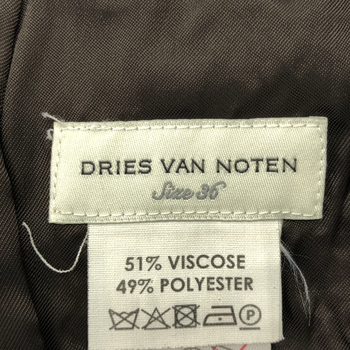 DRIES VAN NOTEN / ドリスヴァンノッテン レオパード ジャガード スカート