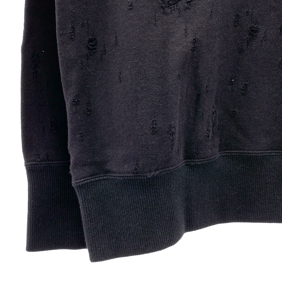 YOHJI YAMAMOTO POUR HOMME / ヨウジヤマモトプールオム DAMAGD LINING SWEAT SHIRT ダメージ加工 スウェット