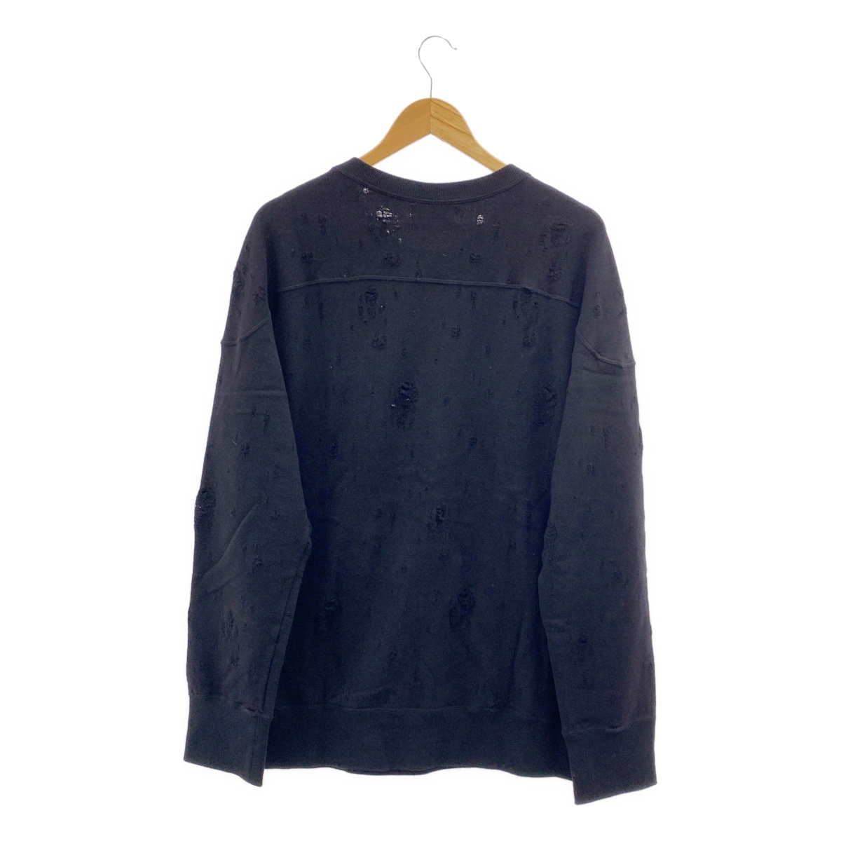 YOHJI YAMAMOTO POUR HOMME / ヨウジヤマモトプールオム DAMAGD LINING SWEAT SHIRT ダメージ加工 スウェット