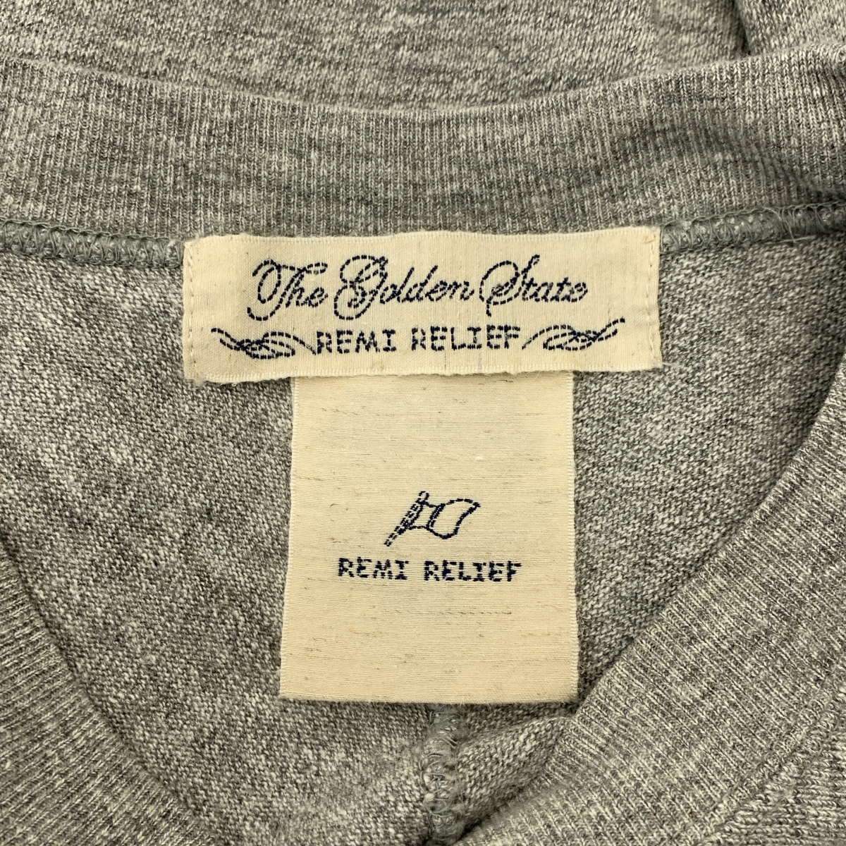 MUSE de Deuxieme Classe / ミューズドゥーズィーエムクラス × REMI RELIEF / レミレリーフ 別注 DENVER FOOT BALL / ロゴ フットボール Tシャツ カットソー