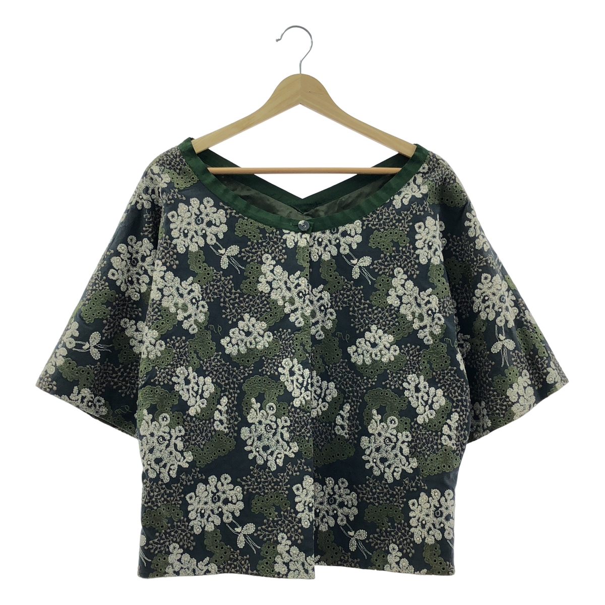 mina perhonen / ミナペルホネン | 2011SS | star fence / シルク コットン 総柄 ブラウス | 36 | マルチカラー | レディース mina perhonen / ミナペルホネン | 2011SS star fence シルク