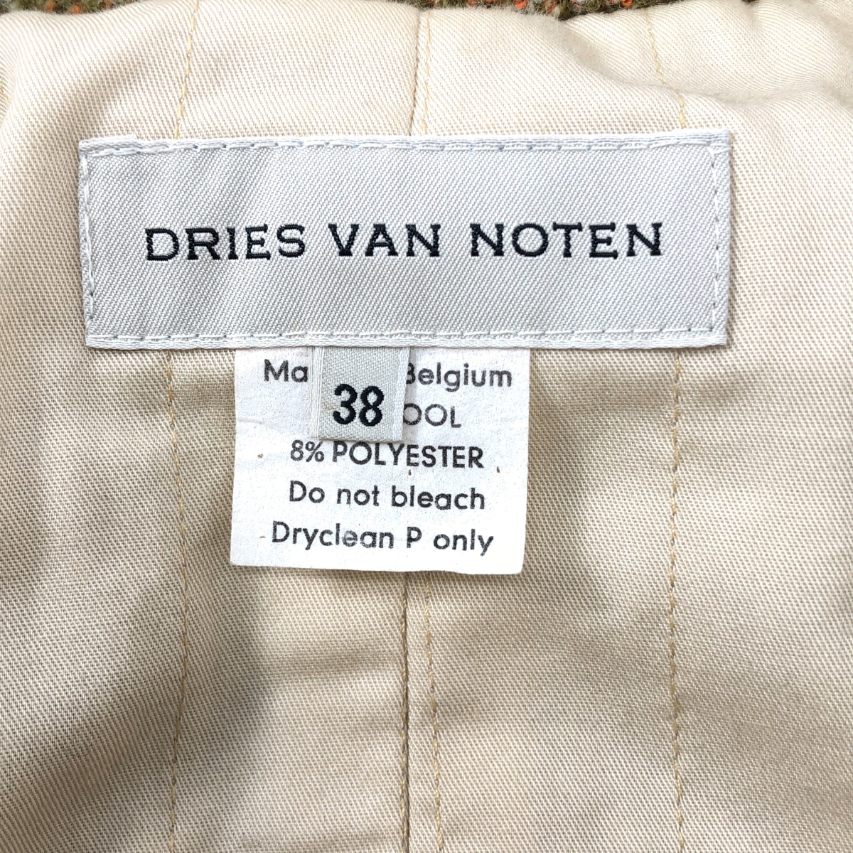 DRIES VAN NOTEN / ドリスヴァンノッテン ウール ツイード ジャケット