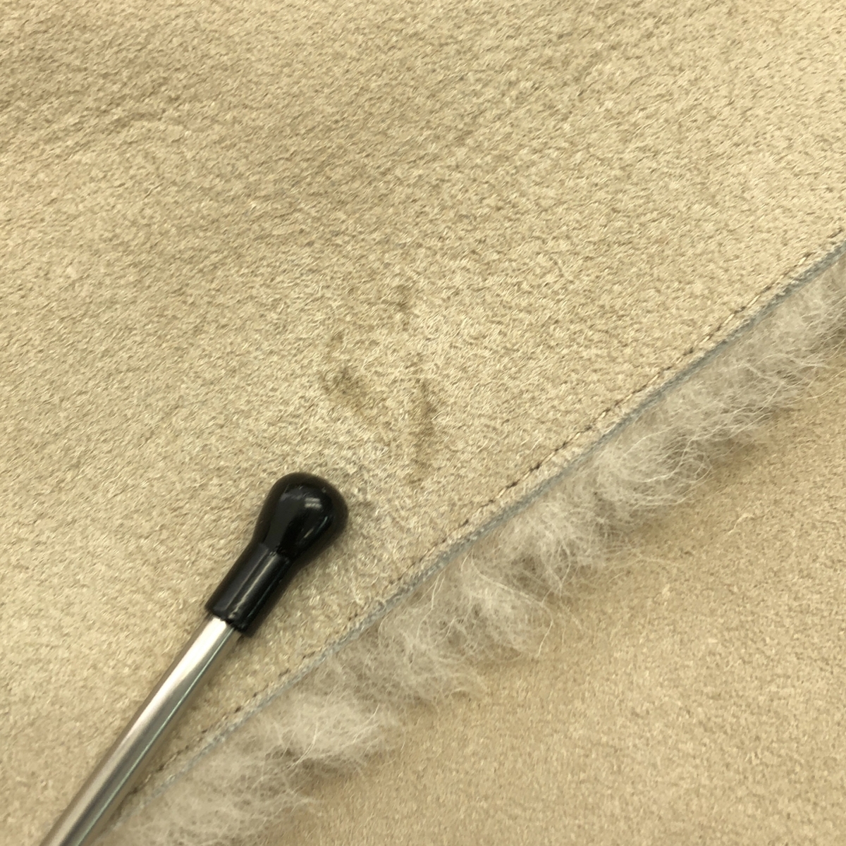 その他 ムートン フーデッド ロングコート