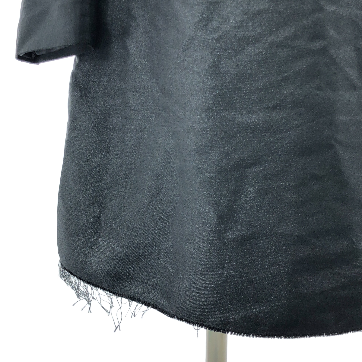 COMME des GARCONS HOMME PLUS / コムデギャルソンオムプリュス ポリエステル縮絨 断ち切り プルオーバー ロングジャケット ワンピース