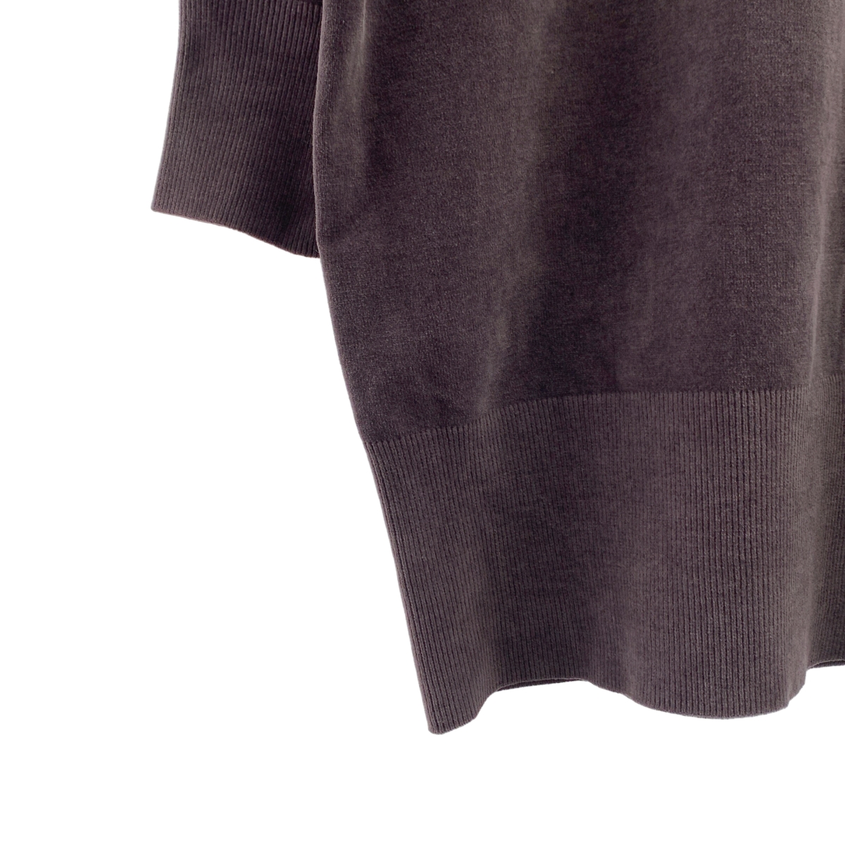 Curensology / カレンソロジー ニット ベロア チュニック ワンピース