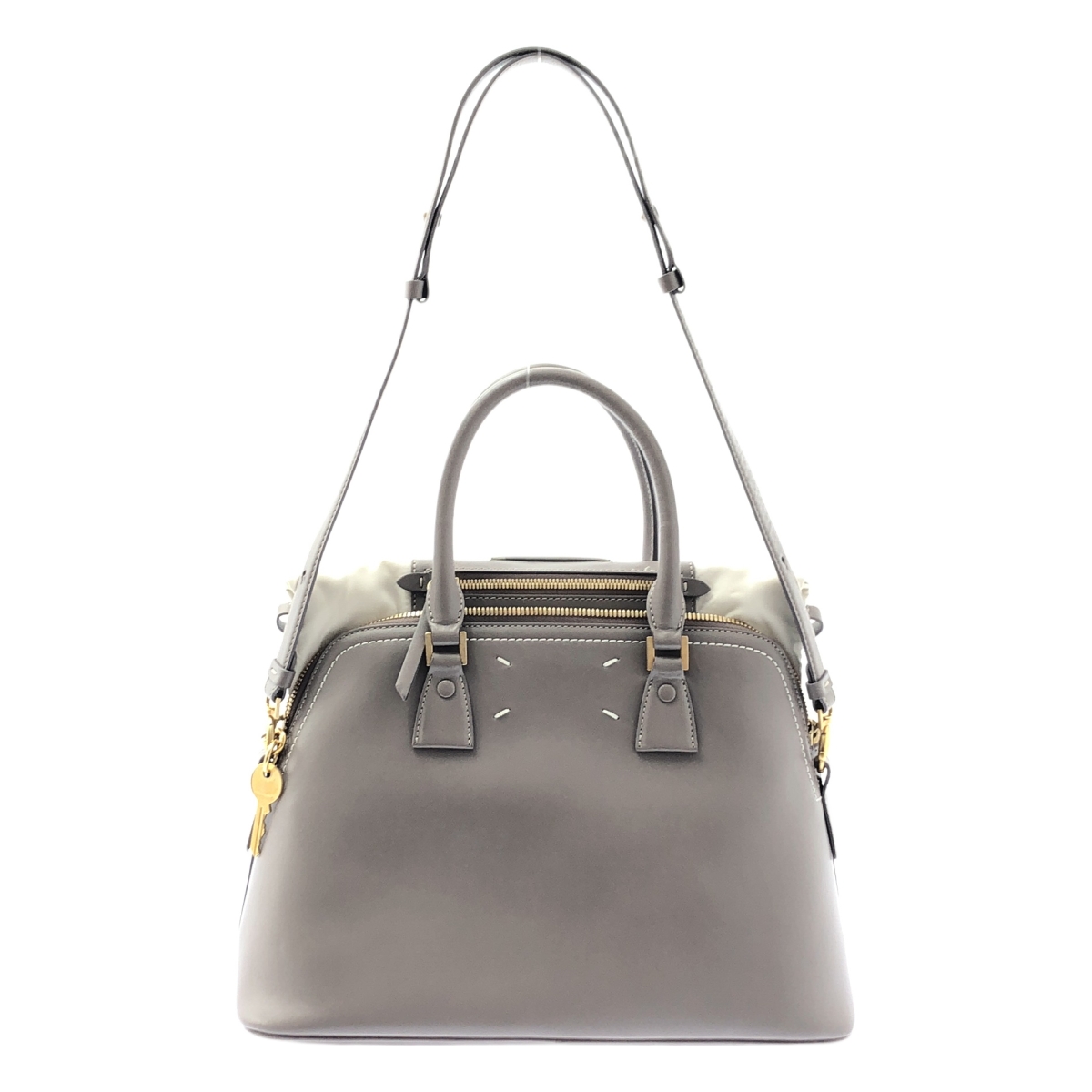 Maison Margiela / メゾンマルジェラ 5AC / ファイブエーシー 2way ショルダー付き レザー ハンドバッグ