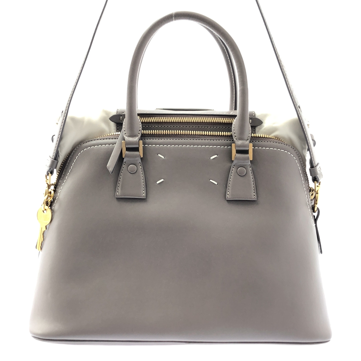 Maison Margiela / メゾンマルジェラ 5AC / ファイブエーシー 2way ショルダー付き レザー ハンドバッグ