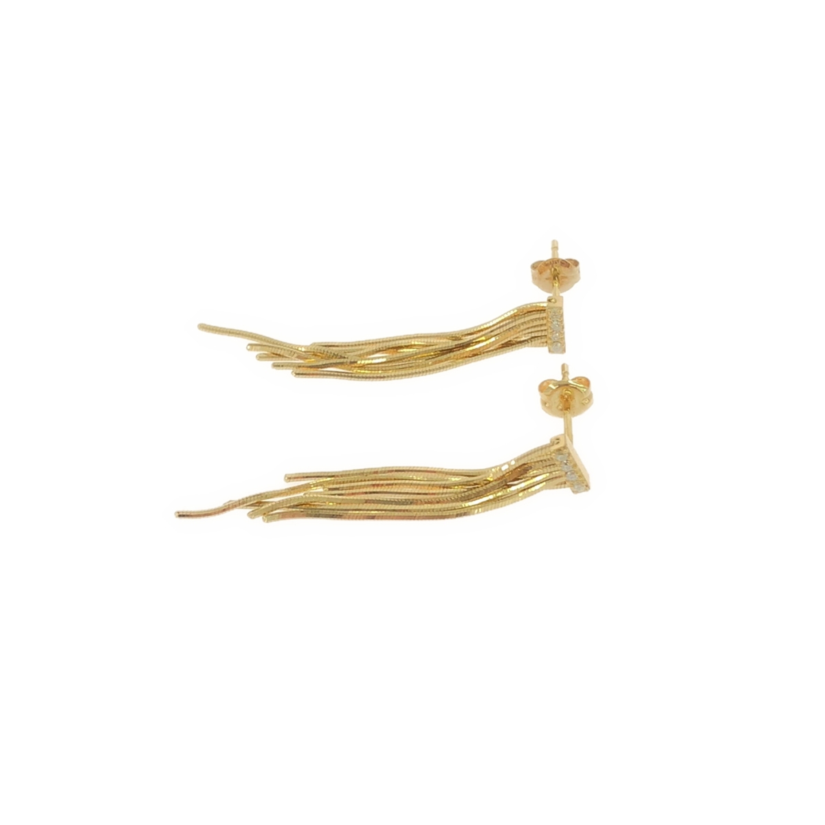 talkative / トーカティブ FRINGE Pierce Middle ダイヤモンド フリンジ ピアス