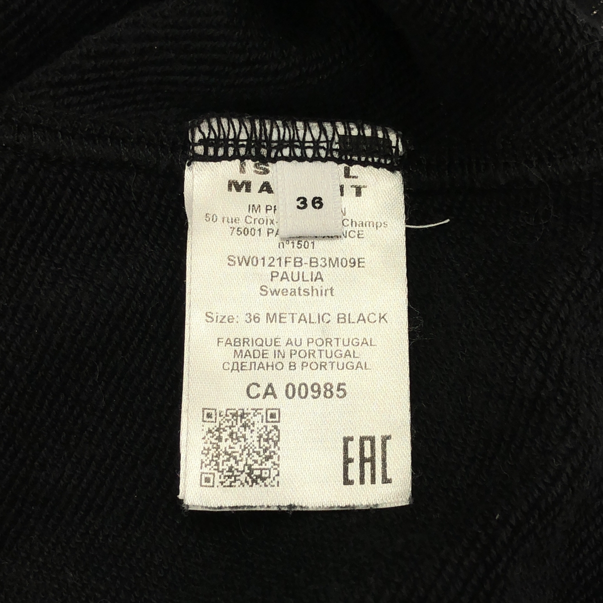 ISABEL MARANT ETOILE / イザベルマランエトワール PAULIA ドルマンスリーブ クルーネック メタリック スウェット