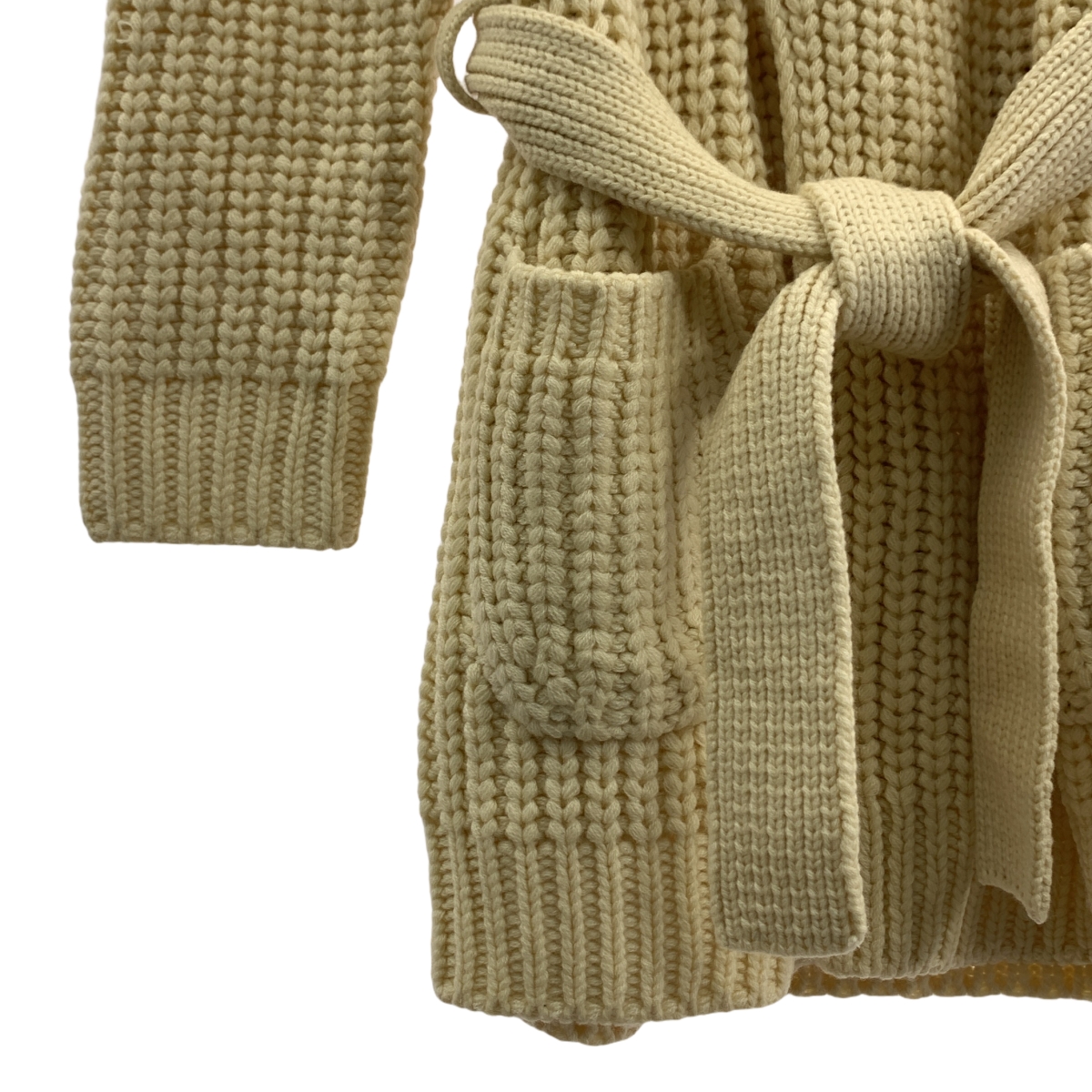 DRESSTERIOR / ドレステリア ベルテッド ショールカラー ニット カーディガン コーディガン