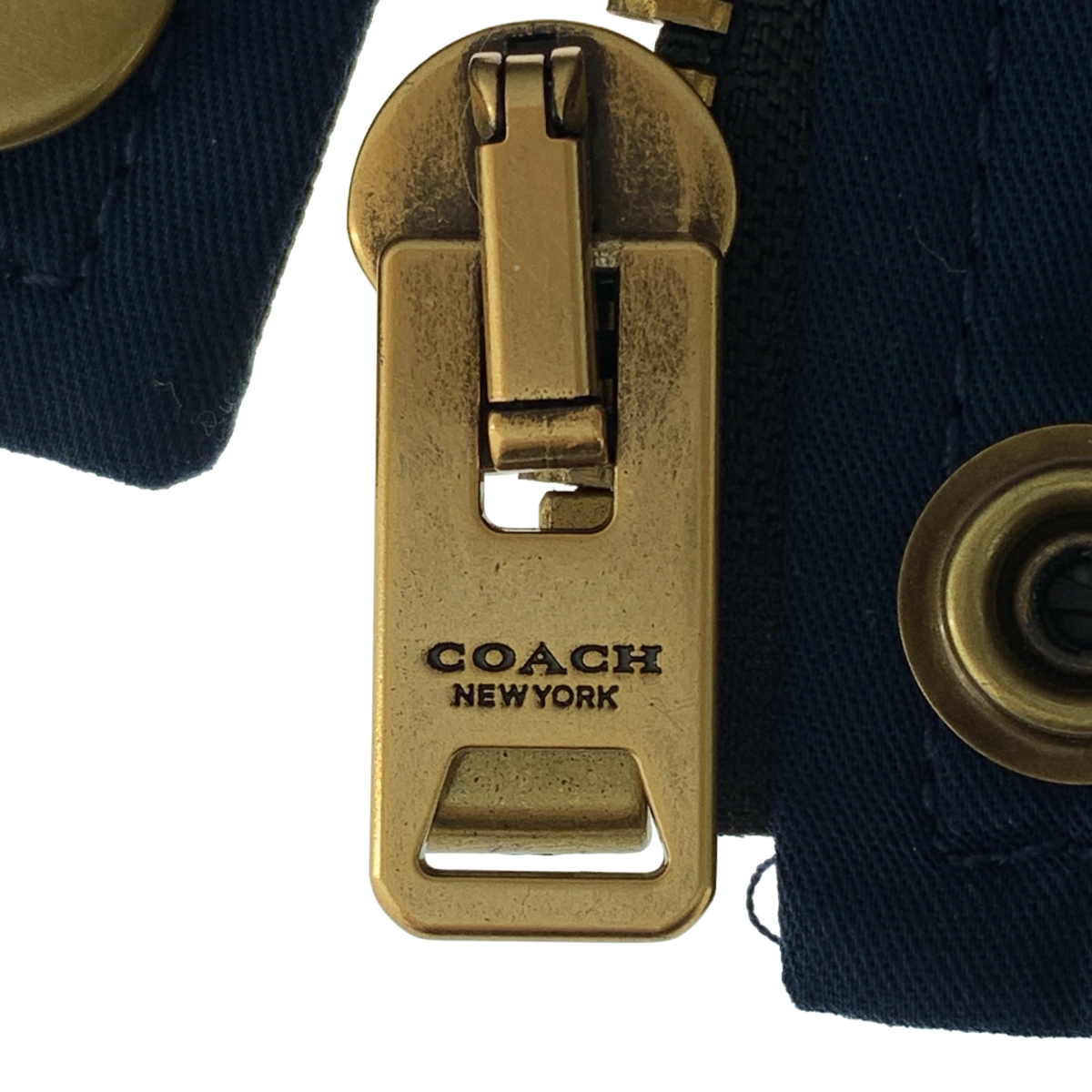 COACH / コーチ ロゴ フルジップ ジャケット ブルゾン / 総裏地