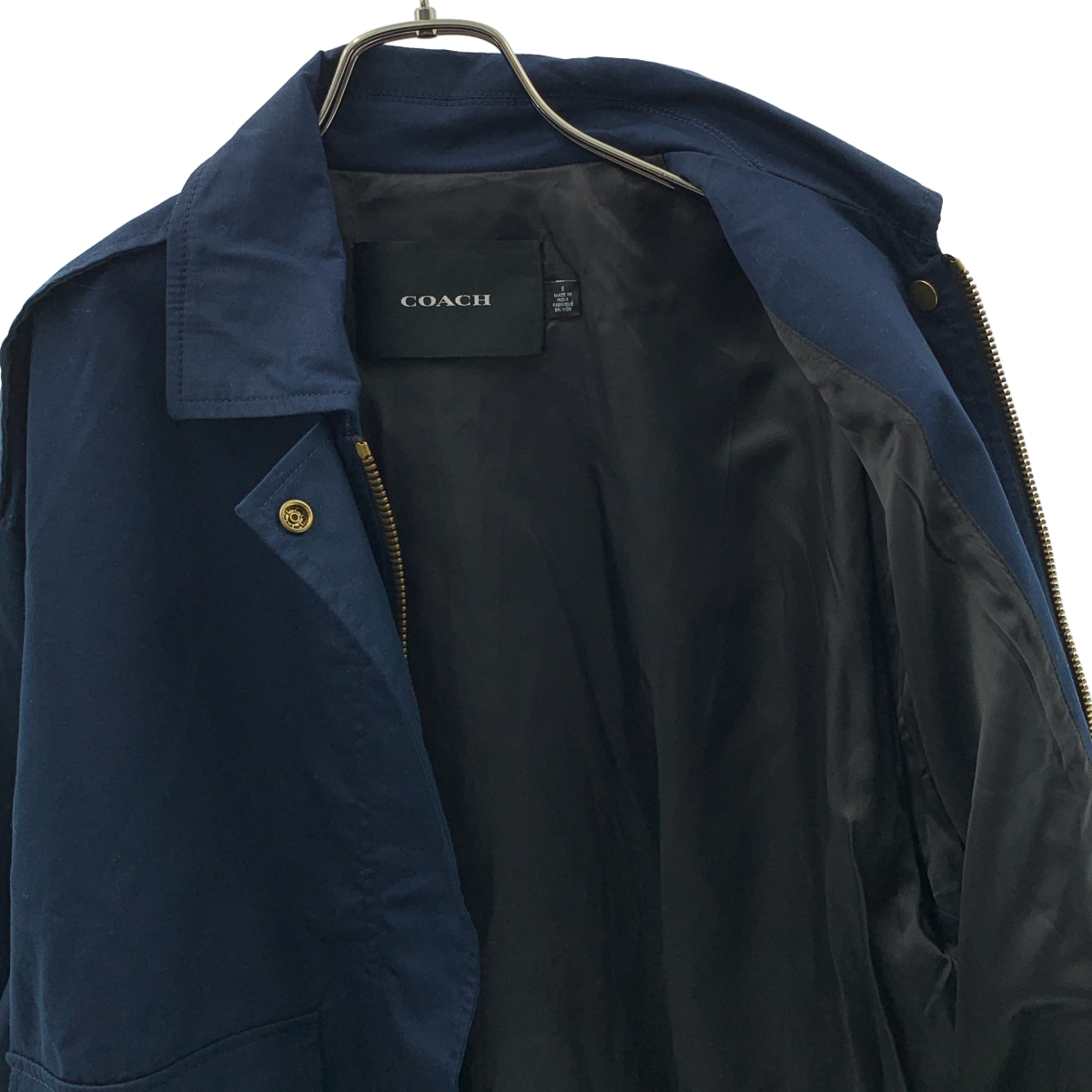 COACH / コーチ ロゴ フルジップ ジャケット ブルゾン / 総裏地