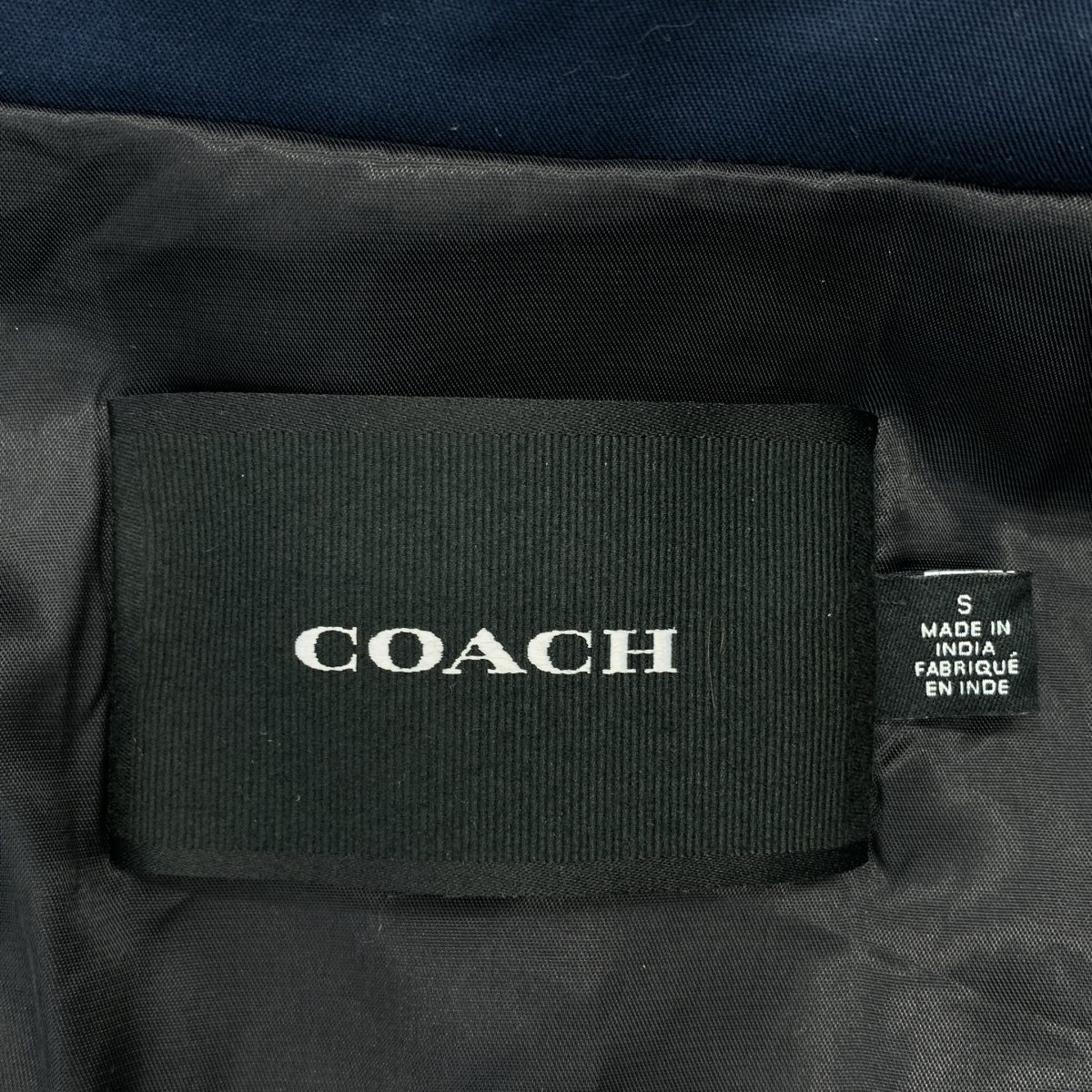 COACH / コーチ ロゴ フルジップ ジャケット ブルゾン / 総裏地