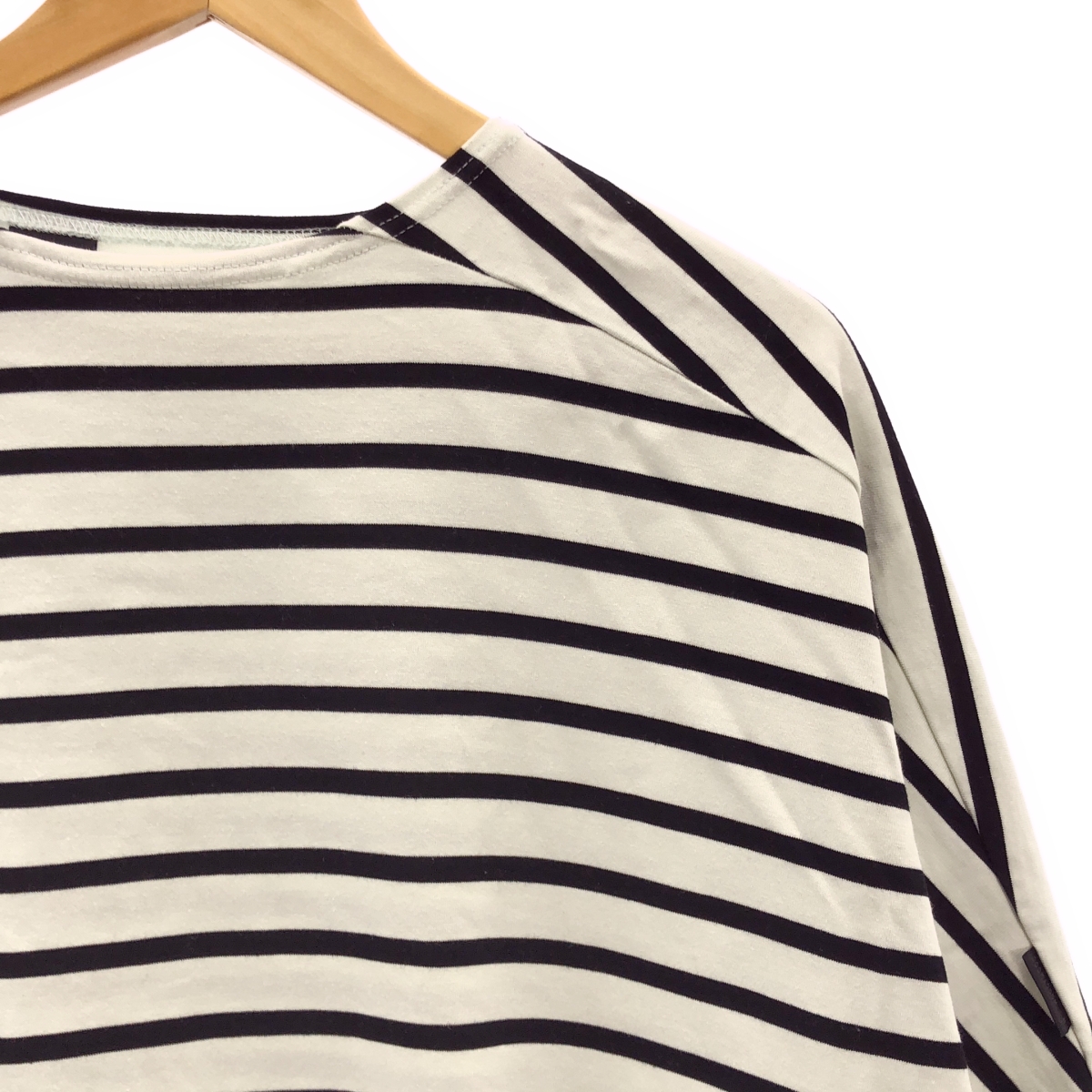 N.HOOLYWOOD / エヌハリウッド COMPILE BORDER / ボーダー オーバーシルエット スリット Tシャツ カットソー