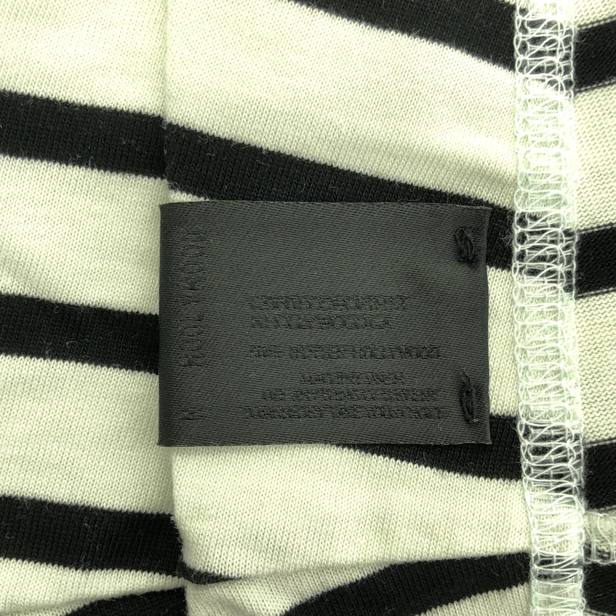 N.HOOLYWOOD / エヌハリウッド COMPILE BORDER / ボーダー オーバーシルエット スリット Tシャツ カットソー