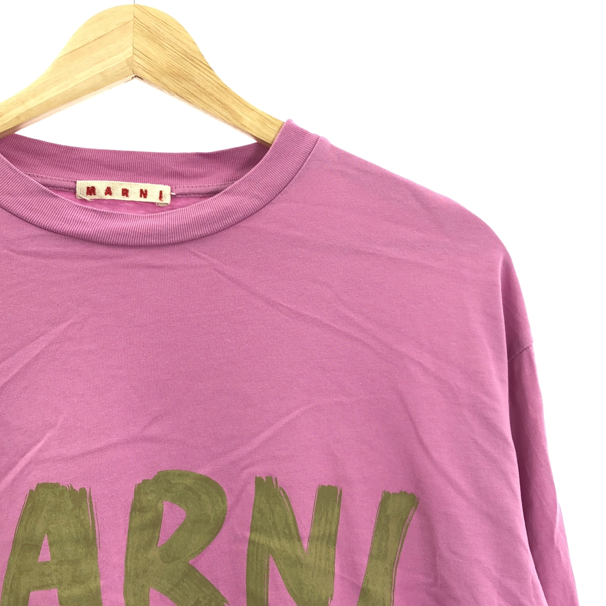 MARNI / マルニ ロゴプリント 長袖 コットン カットソー