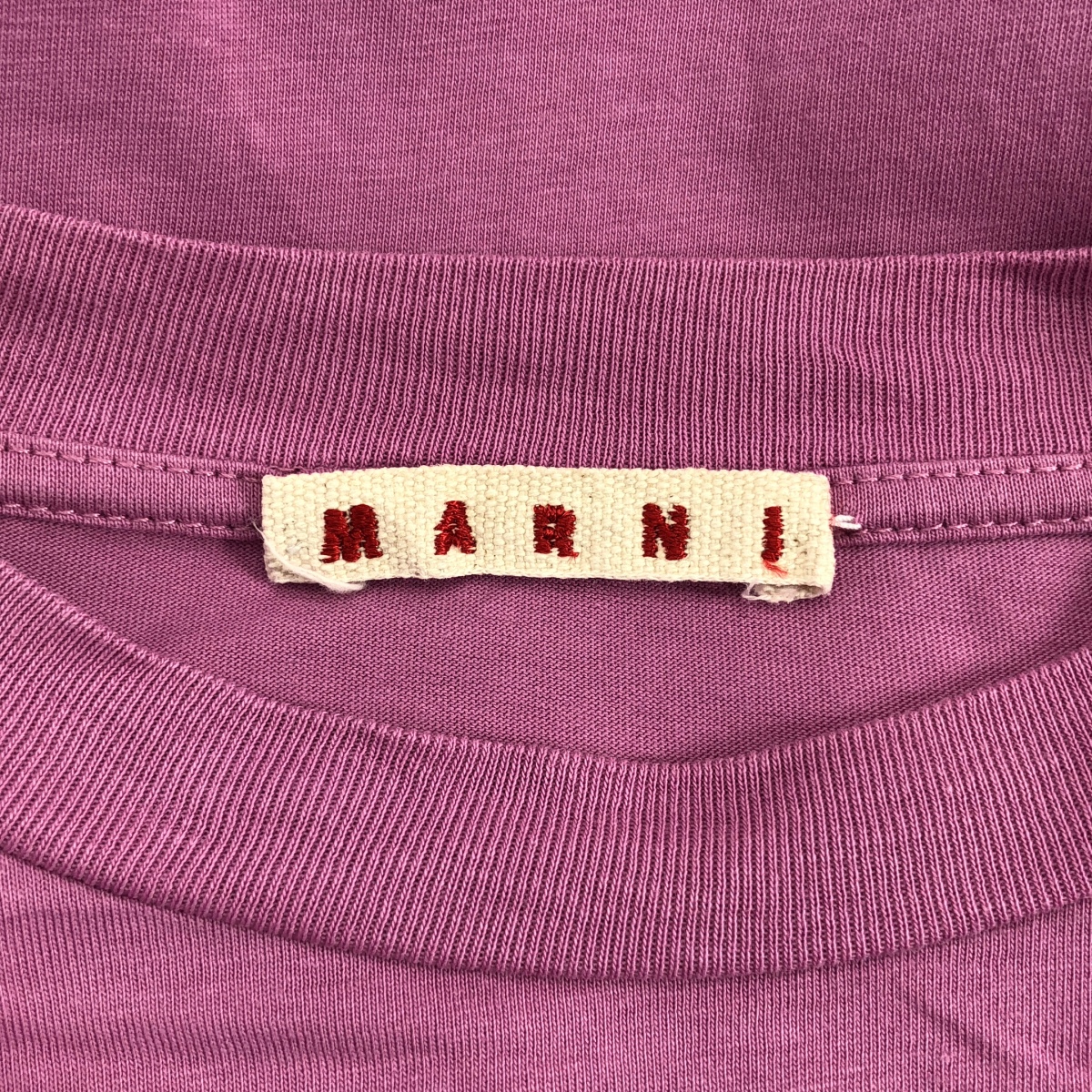 MARNI / マルニ ロゴプリント 長袖 コットン カットソー