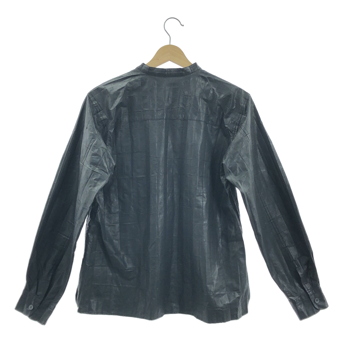 ISSEY MIYAKE / イッセイミヤケ プリーツ バンドカラー シャツ