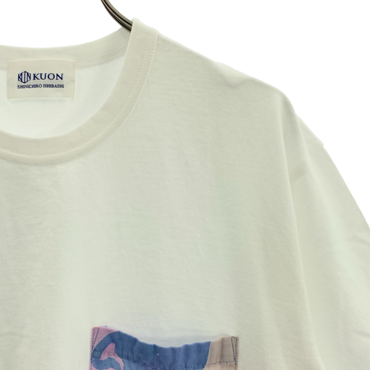 KUON / クオン Suminagashi Pocket Tee 墨流し ポケットTシャツ